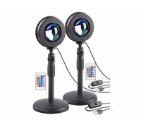 Pearl 2 lampes coucher de soleil LED RVB télécommandées