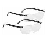 Pearl : 2 lunettes grossissantes x 1,6 sans monture avec sac de protection noir G