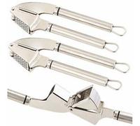 Pearl : 2 presses-ail manuels en acier inoxydable G