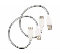 Pearl 2 rallonges USB col de cygne - 30 cm