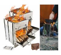 Pearl 2 réchauds à bois pliables