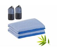 Pearl 2 serviettes en fibres de bambou 200 x 80 cm