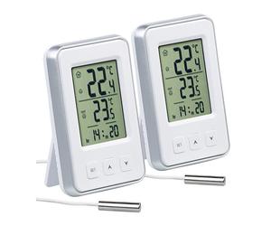 Pearl 2 thermomètres numériques avec sonde extérieure