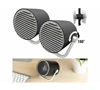 Pearl 2 ventilateurs de table USB tactile à 2 niveaux et design turbine
