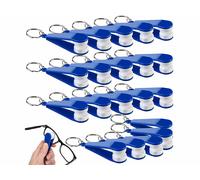Pearl 20 pinces nettoyantes pour lunettes avec chiffons en microfibre