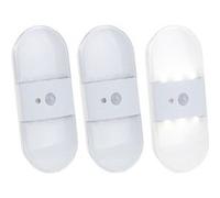 Pearl : 3 appliques murales LED sans fil 80 lm avec détecteur de mouvement/obscurité G