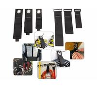 Pearl 3 attache-câbles à scratch avec œillet de suspension et 3 bandes souples