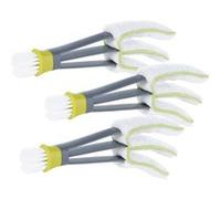 Pearl : 3 brosses nettoyantes pour stores vénitiens avec chiffon microfibres G