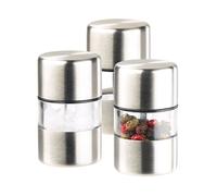 Callstel Mini moulins à poivre Pearl Ø 3 cm – Lot de 3