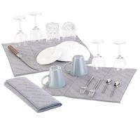 Pearl 3 tapis d'égouttage pliables 40 x 50 cm