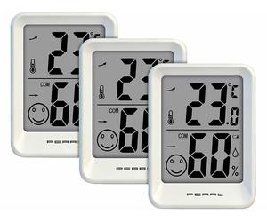 Pearl 3 thermomètres hygromètres numériques
