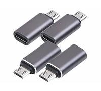 Pearl 4 adaptateurs USB-C femelle vers Micro-USB mâle