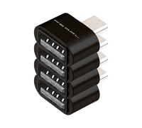 Pearl 4 adaptateurs USB - Micro USB OTG avec boîtier en aluminium