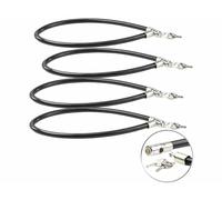 Pearl 4 antivols avec chaîne en acier de 1 m de long et de 18 mm de diamètre