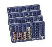 Pearl 4 plateaux de tri pour pièces de monnaie