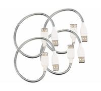 Pearl 4 rallonges USB col de cygne - 30 cm