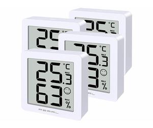 Pearl 4 thermomètres-hygromètres