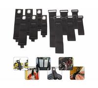 Pearl 6 attache-câbles à scratch avec œillet de suspension et 6 bandes souples