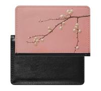 Pearl And Peach Étui de passeport sécurisé en cuir synthétique pour cartes de crédit et passeport pour homme et femme, blanc, taille unique, moderne, blanc, Taille unique, Moderne