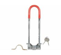 Pearl Antivol en U à longueur réglable jusqu'à 24 cm, en acier 10 mm