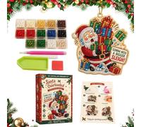 Pearl Art Noël Gemmes Rocailles DIY Loisirs Créatifs Décorations Peinture | Kit de peinture de perles pour femmes anniversaire fête des mères DIY maison et loisirs créatifs débutants