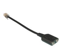 Pearl Basic Adaptateur casque téléphonique RJ9 - jack 3,5 mm