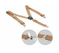 Pearl Basic Bretelles larges en Y à 3 clips - coloris beige