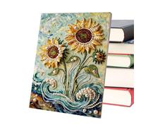 Pearl Beaded Art Kit - 40x30cm 3D | PP Density Board Craft - Tour Sunflower Handmade Wall Decor DIY Intérieur Home Dorm Apartment Restaurant Hotel Gift Creative