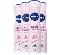 Pearl & Beauty Lot De 4 Déodorants Anti-Transpirants 150 Ml