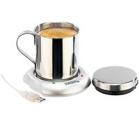 Pearl Chauffe-tasse USB avec tasse en acier