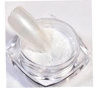Pearl Chrome Nail Powder Chrome Nail Art Powder Iridescent Pigment Highlight Manucure Metallic Pigment for Wedding Birthday 2PCS