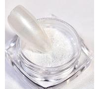 Pearl Chrome Nail Powder Chrome Nail Art Powder Iridescent Pigment Highlight Manucure Metallic Pigment for Wedding Birthday 2PCS