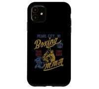 Pearl City Hi Retro Boxe MMA USA Vintage Design Vieilli Coque pour iPhone 11