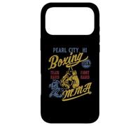 Pearl City Hi Retro Boxe MMA USA Vintage Design Vieilli Coque pour iPhone 17 Pro Max