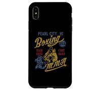 Pearl City Hi Retro Boxe MMA USA Vintage Design Vieilli Coque pour iPhone XS Max
