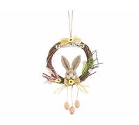 Pearl Couronne de Pâques décorative avec lapin - Ø 20 cm