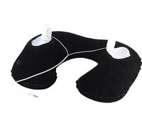 Pearl Coussin tour de cou gonflable avec haut-parleurs stéréo