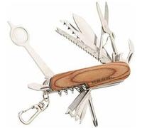 : Couteau de poche multifonction 16 en 1 avec manche en bois