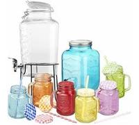 Pearl : Distributeur de boissons RGS-800 de 6,5 L avec support et service rétro 7 pièces G