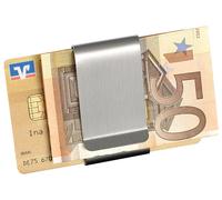 Pearl Double pince à billets en acier inoxydable