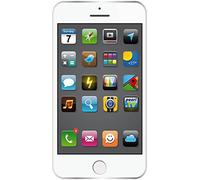 Drap de bain microfibre dessin Smartphone Blanc - 170 x 100