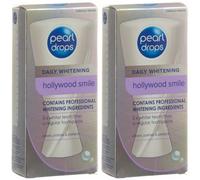 PEARL DROPS Holliwood smile Dentifrice blanchissant Dentifrice(S) 2x50 ml