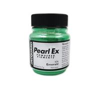 Pigment Pearl-Ex de Jacquard crée un effet métallique ou nacré, pot de 0,5 once, émeraude