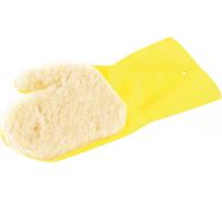 Pearl Gant avec éponge de lustrage en laine - Gant droit