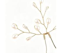 Pearl Hair Pins,3 Pieces Fashion Clip | 11x7cm Multi-Position Bridal Hair Pins | Multi-Position Styling Clips For Women Girls Bridesmaid Bride Prom Banquet Party Travel Activity Event