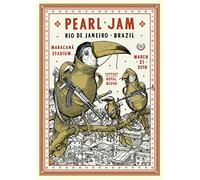 Pearl Jam #1 Affiche vintage rare groupe rock concert tour musique - A4 A3 A2 - Impressions de qualité (non encadrées, A3)