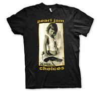 PEARL JAM - CHOICES BLACK T-Shirt, Front & Back Print Medium