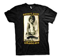 Pearl Jam Crayons Officiel T-Shirt Hommes Unisexe (Medium)