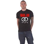 Pearl Jam - Pearl Jam T Shirt Dont Give Up Band Logo Nouveau Officiel Homme Noir Size L