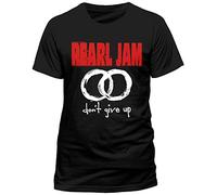 Pearl Jam - T-Shirt (Unisex-XL) Never Give Up (Black) [Import]